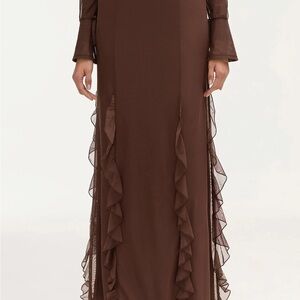 Adriana Waterfall Maxi Skirt